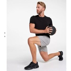 VRST Men Size 2XL All In V2 Shorts 7" Silver Shadow UV 50+ Quick Dry Resort Wear